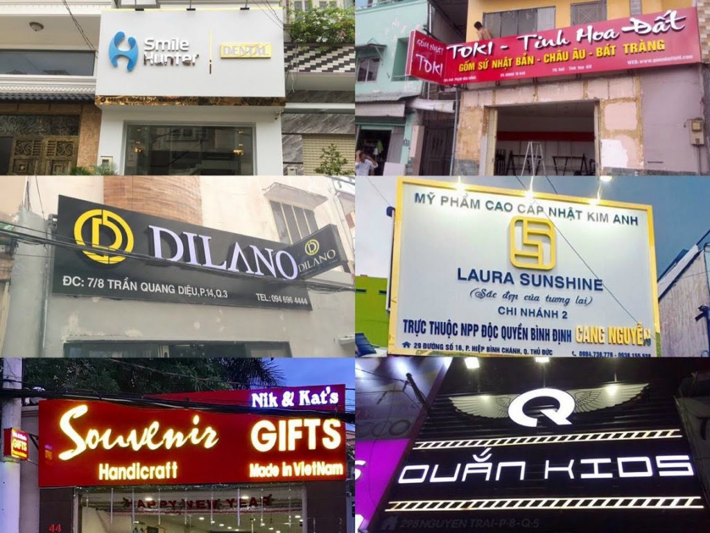 Công ty chuyên làm bảng hiệu quảng cáo