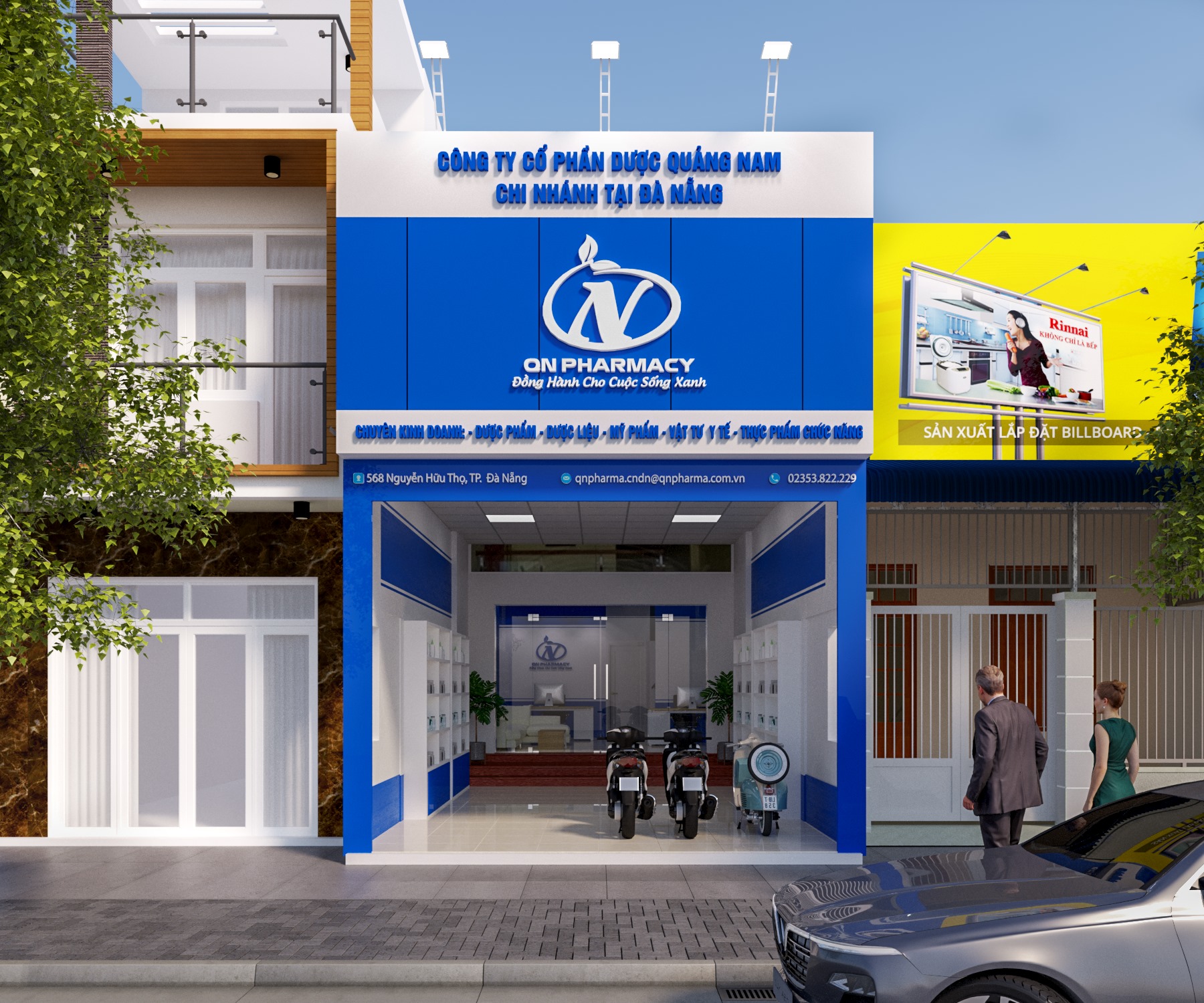 Bảng hiệu quảng cáo độc đáo, sang trọng sẽ thu hút sự quan tâm từ khách hàng