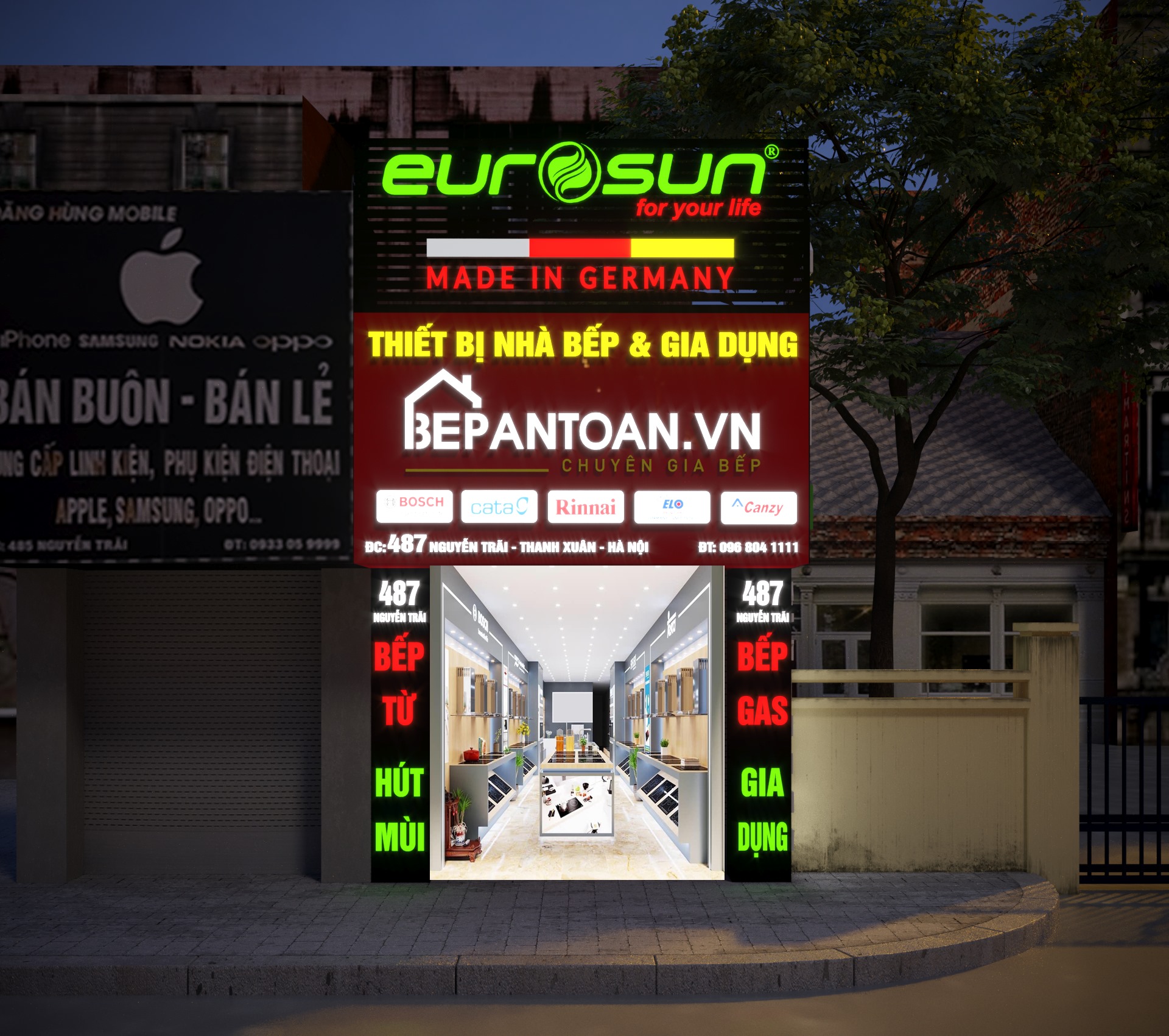 Biển hiệu Alu chữ nổi cũng là lựa chọn lý tưởng để quảng cáo thương hiệu