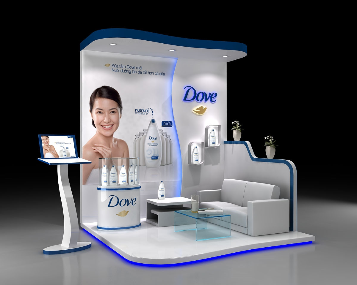 Booth quảng cáo được sử dụng với mục đích trưng bày sản phẩm