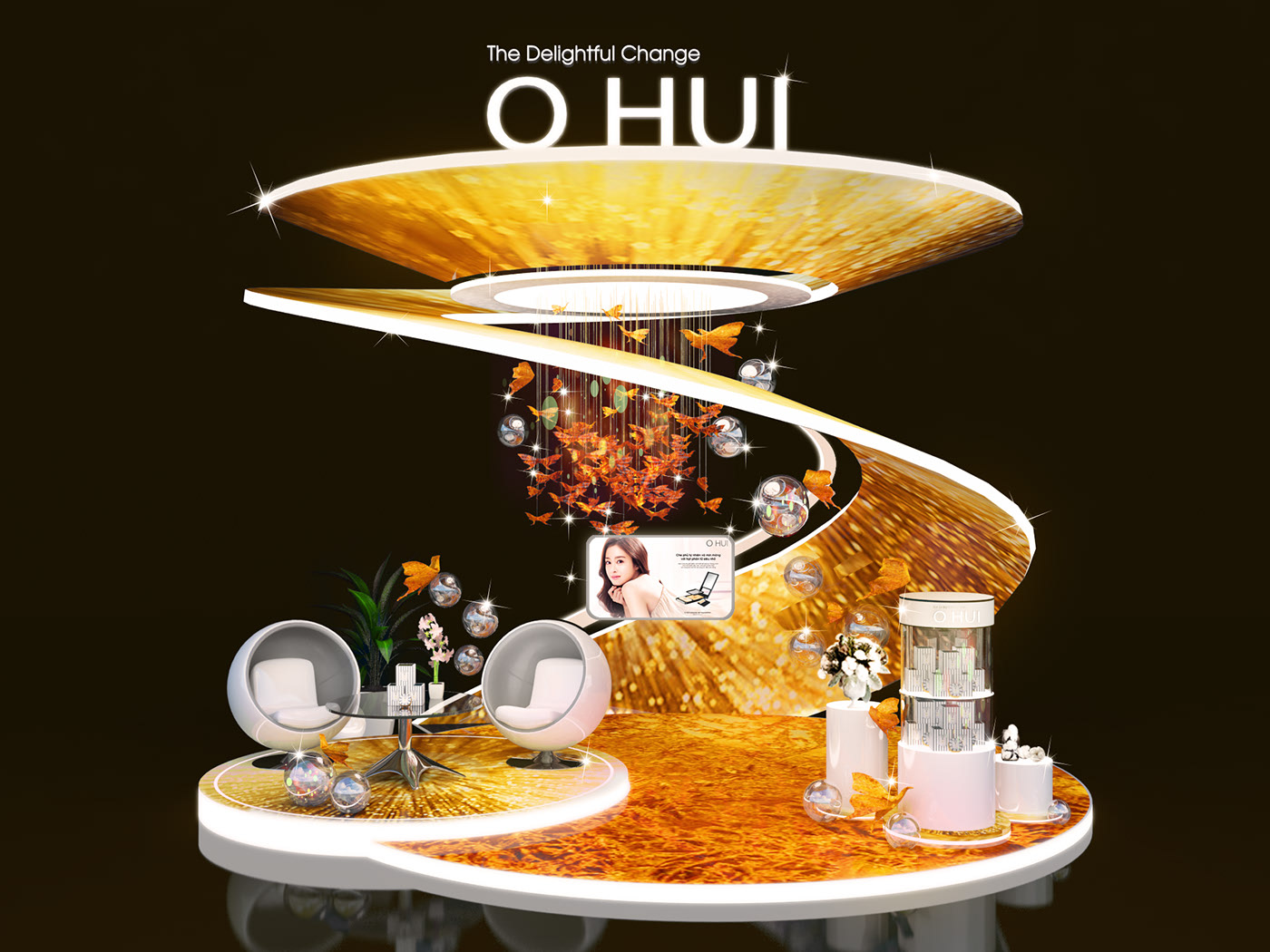 Gia Vinh có xưởng sản xuất Booth trưng bày trực tiếp nên cam kết giá tốt