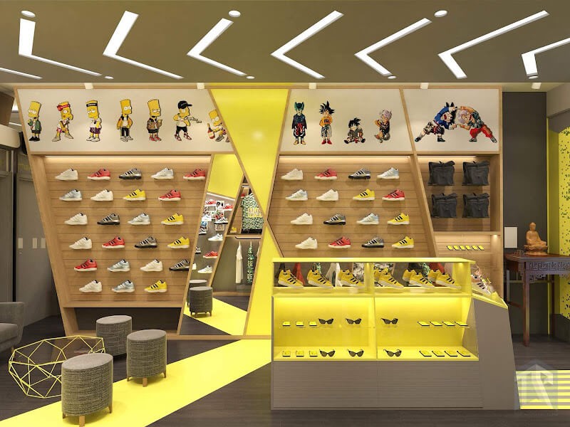 Ý tưởng về “chất” riêng của mẫu thiết kế shop thời trang nam HNM